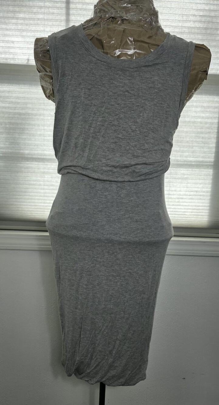 Freeway Stretch Medium Gray Dress Bodycon